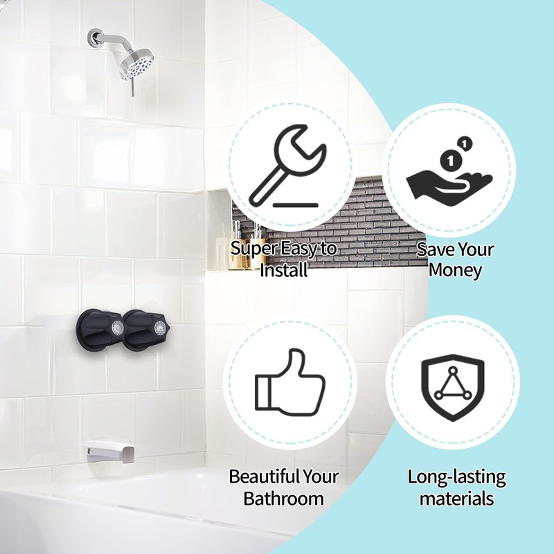 ZephyrJazz 2 Piece Shower Knob Replacement Compatible with Price/Pfister Verve