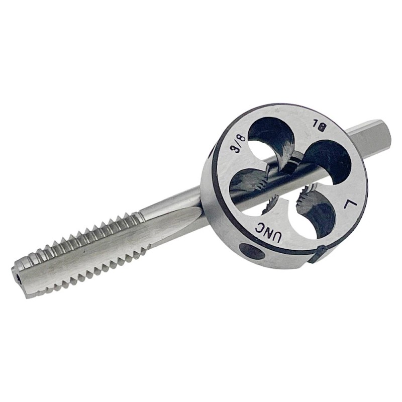 3/8-16 Tap Die Set LH 3/8X16 UNC Left Hand Thread