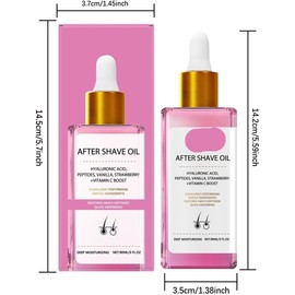 Aceite Esencial Nutritivo con Aroma A Fresa For Después del Afeitado Y La Depilación: Calma, Hidrata Y Suaviza La Piel Después del Afeitado O La Depilación.(3PCS)