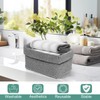 Set of 2 Braided Storage Baskets, Bathroom Stackable Storage Baskets,
