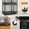 Oranland 48 inch Wire Dog Crate with Divider,2025 New Upgraded