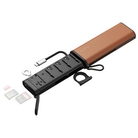 SMALLRIG Multifunctional Card Reader & Card Holder (CFexpress Type B) with Slot for AirTag, High Speed Memory Card Reader for SD, SDXC, Micro SD, SDHC - 4532