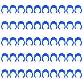50 Stück blaue Kunststoff-Verriegelungsklemmen, Umkehrosmose-Wasserfilter-Armaturen, Schlauchklemmen, Ersatz für Wasserleitung, Gasleitung