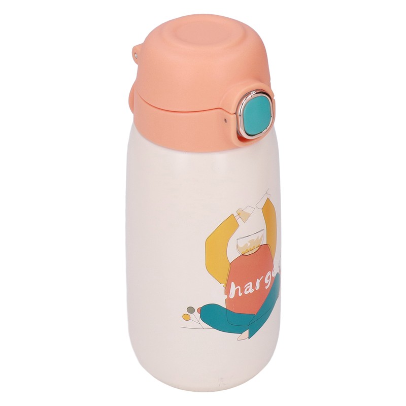 Stainless Steel Water Bottle Children Travel Portable Cute Cartoon Pattern