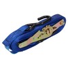 Blue Ratchet Strap Tie Down Trailer 4m Hook Cargo Strap