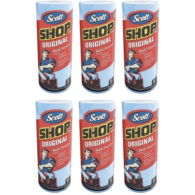 Scott Toallas Uso Rudo Towels Scott 6 Pzas Absorben Aceite