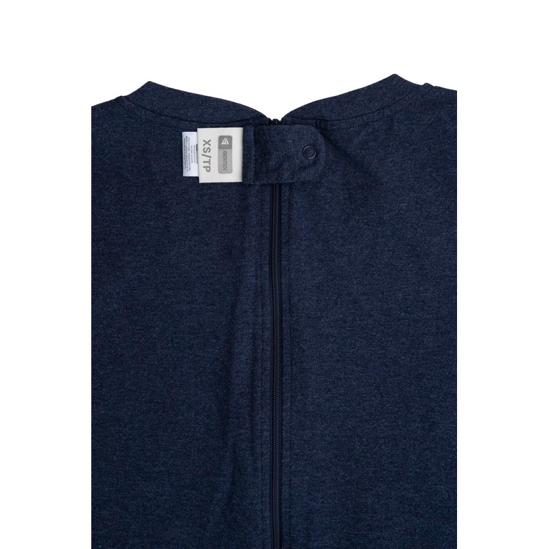 Gertex Adult Lightweight Back-Zip Romper- Medium, Blue