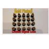 20 pcs Gold RCA SHORTING CAPS - Noise Stopper Gold