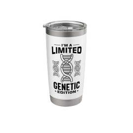 Dna Test Genetic Testing Crispr Microbiology Stainless Steel Insulated Tumbler