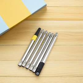 Garneck Extensión para de Pintura Telescópica de 17 Metros Acero Inoxidable Varilla Desmontable Multifuncional Compatible Rodillos Adecuado para Pintar y Limpiar Áreas Altas