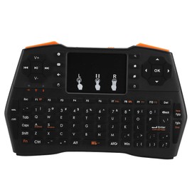 I8plus 2.4G Mini Wireless QWERTY Keyboard Multi Point Touchpad 3 DPI Handheld Keypad