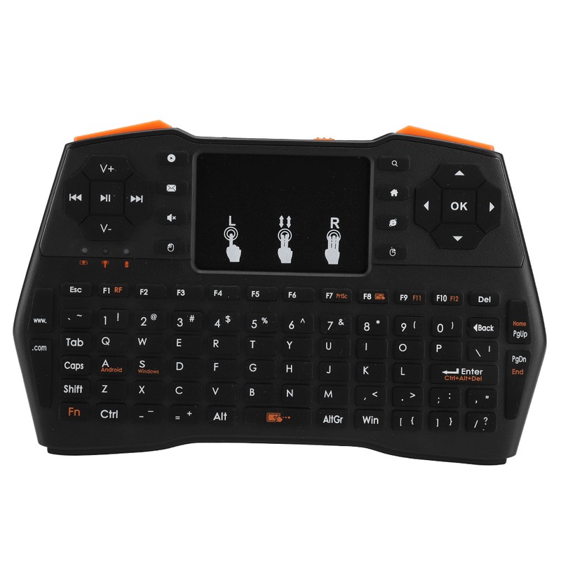 I8plus 2.4G Mini Wireless QWERTY Keyboard Multi Point Touchpad 3