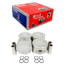 DNJ P224 Piston Set Standard for 1997-2001 Honda Prelude 2.2L L4 16V DOHC 2156cc