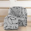 FUANGUI 2 Piece Club Chair Slipcover Stretch Barrel Chair Covers