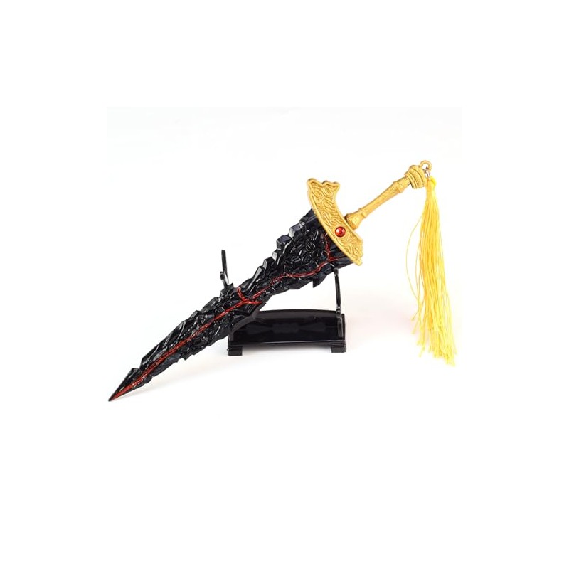 RACEROCKET Maliketh's Black Blade Model 11.8-Inch Metal Craft Sword with