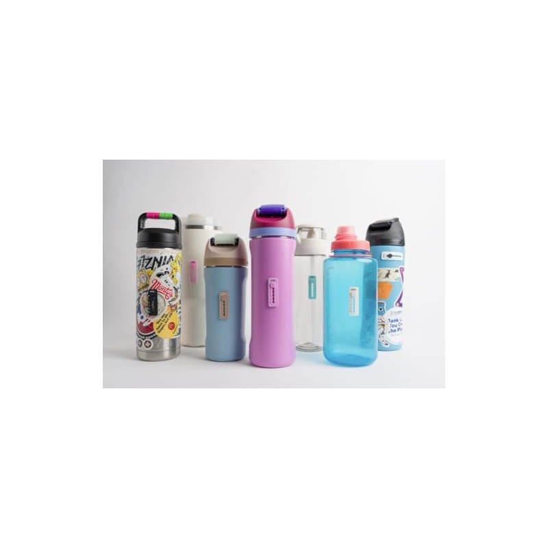 Tally Silicone Hydration Tracker Replacement (TABS ONLY), Multi-Color Water Bottle