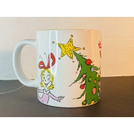 Sleigh Bell Bistro The Grinch & Cindy Lou Who Mug Holiday Christmas 16oz New