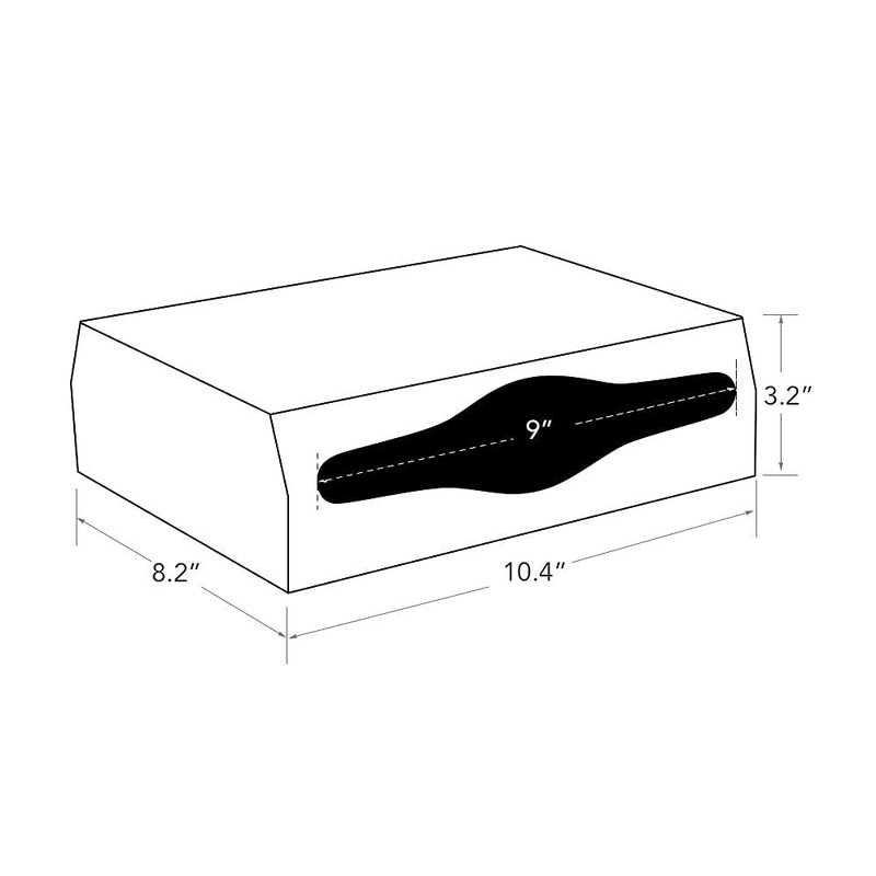 Wall Mounte Commercial Paper Towel Dispensers, 10.4" L x 3.3"