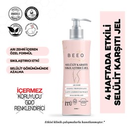 Bee'o Arı Zehirli Selülit Karşıtı Sıkılaştırıcı ve İnceltici Jel Krem, 220 ml