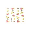 AllyDrew Flowers & Butterflies Water Slide Nail Art Decals Water