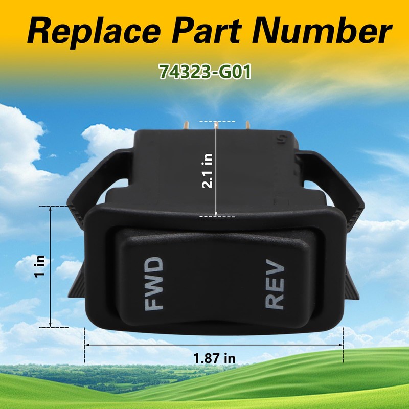 KPALAG Forward Reverse Rocker Switch Compatible with EZGO TXT PDS