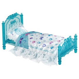 Takara Tomy Licca Takara Tomy LF-07 Princess Yumemiru Crystal Bed Set, Dress-Up, Doll, Pretend Play, Toy, Ages 3 and Up, Toy Safety Standards, ST Mark Certified