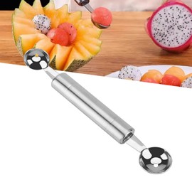 Melon Baller, Cortador de Fruta, Cortador de Sandía, Cortadores de Fruta Cortador de Molino de Viento de Sandía Cortadora de Sandía de Acero Inoxidable con Cuchara de Melón Utensilio de Cocina(02)