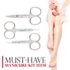 Titania Cuticle Scissor Fine Stainless Steel Cushions