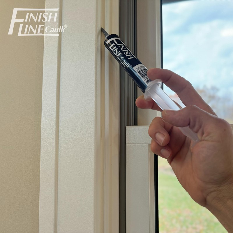 Finish Line Caulk Syringe Style Precision Caulking Tool (Finish Line