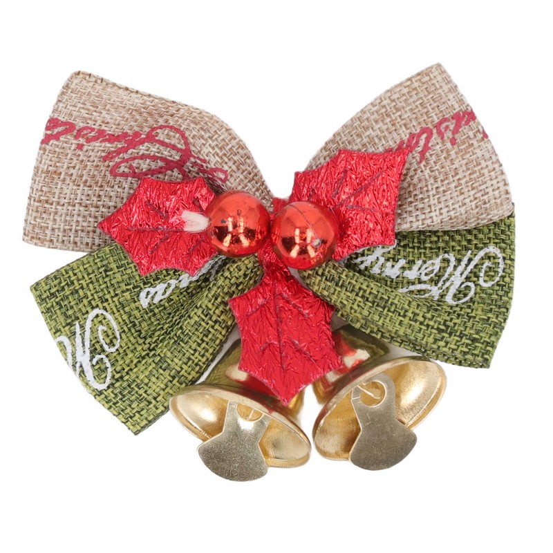 50Pcs Mini Bowknot Bells Durable Metal Happy Vibes Widely Used