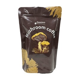 Daximo Organic Mushroom Coffee – 6 Adaptogenic Mushrooms with Cordyceps, Reishi, King Trumpet, Shiitake, Turkey Tail, Lion’s Mane – Instant Coffee Boost Energy, Focus, Immunity & Digestion – 30 Servings