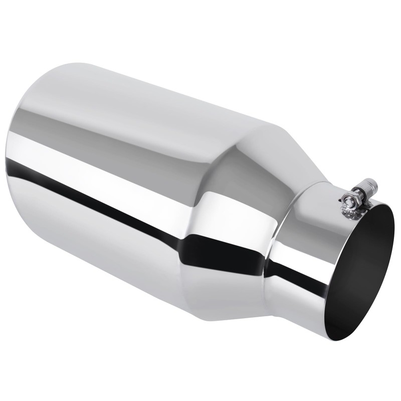 EVERESTWAY Stainless Steel 5 Inch Inlet Diesel Exhaust Tip Tailpipe,