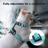 Plutus Pet Adjustable Cat Harness and Lead Set, Quick Release,