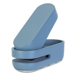 Mini Small Hole Puncher Blue Color, 10 Sheet Paper Capacity Single Hole Puncher for Office Use Or Gift for Students (Blue)