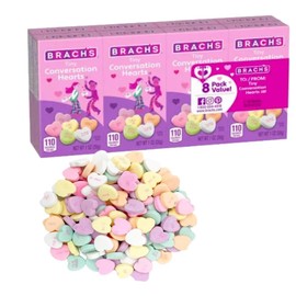 Tiny Conversation Hearts Value Pack, Valentines Day Candy, Individually Wrapped Packs | (8 - Pack) Classroom Exchange for School - Daycare - Work
