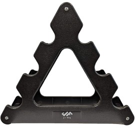 JFIT Dumbbell Tree Rack, Black - Holds up to 40 lbs of Dumbbells, NO Weights