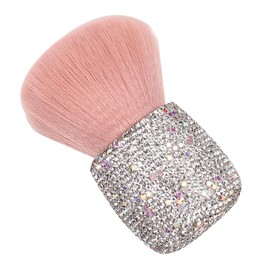 WOONEKY Mushroom Head Makeup Brush Blush Brush for Loose Powder Portable Soft Bristles Travel Size for Touchups