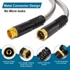 Metal Garden Hose 100 FT, Stainless Steel Hose, Water Hose