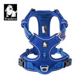 TRUE LOVE Dog Harness No Pull Nylon Reflective Pet Harness Adjustable Comfortable Control Step-in Brilliant Colors Truelove TLH56512 XS Royal Blue