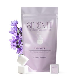 Shower Steamers Aromatherapy 12 Tablets – Lavender, Relaxation & Stress Relief, Self Care Gift, Spa Essentials, Birthday Gifts for Women & Men, Travel Must-Have