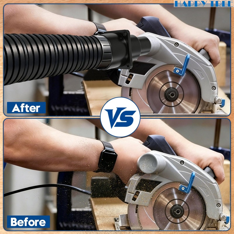 Universal Tool Adapter Attachment for Shop Vac Wet/Dry Vacuum Connects