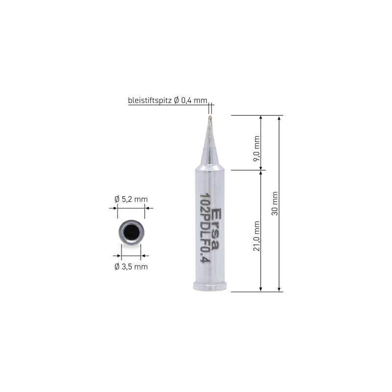 Ersa ERSADUR Angled Soldering Tip
