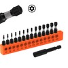 HORUSDY 15-Piece Torx Head Screwdriver Bit Set, T4-T40 Tamper Proof