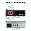 ePathChina Car Audio Bluetooth Single DIN Stereo, 12V LED Car