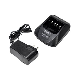 QYT KSC-24 Two-Way Radio Battery Charger for KNB-14 KNB-15 KNB-16 KNB-17 KNB-43 Radio Battery | TK2107/3107/2100/3100/3101 TK-278 TK-378G TK-388 TK260/360/270/370/272/372/61 Series Walkie Talkies