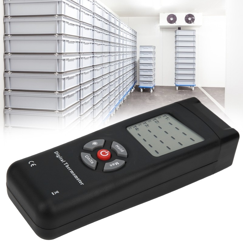TL-TK04 4K Type Temperature Probe Thermocouple Contact Type Thermometer LCD