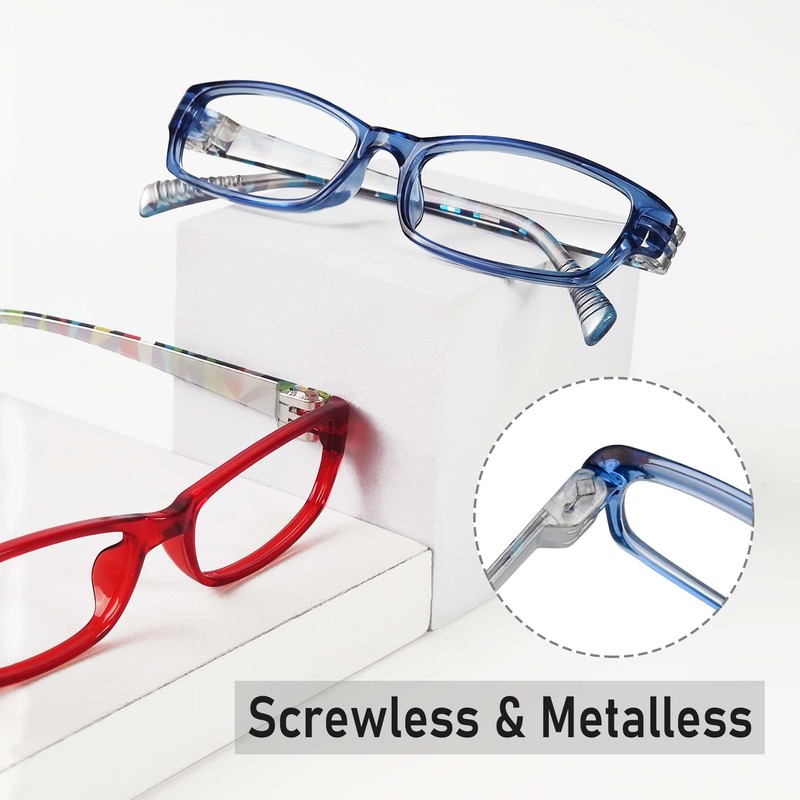 Eyekepper - Paquete de 5 anteojos de lectura con diseño