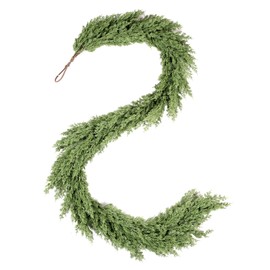 WBHome Real Touch Pinus Garland for Christmas Holiday Seasonal Outdoor/Indoor Home Decor, 6FT Long