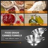 WALFOS Jam Funnel Wide Neck, 10cm & 14cm Canning Funnels