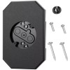 Dremica Outdoor Siding Light Mounting Block W/Built-in Electrical Box 4"